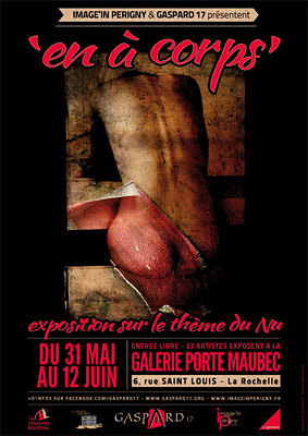 illustration de En  corps : exposition collective  la Rochelle Porte Maubec du 31 mai au 12 juin 2014