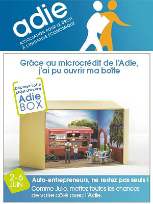 illustration de La Rochelle, Niort, Poitiers : auto-entrepreneur et microcrdit, semaine d'info avec l'Adie 2-6 juin 2014