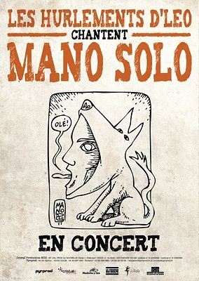 illustration de La Rochelle - le de R : Les Hurlements d'Lo chantent Mano Solo, concert  la Couarde, vendredi 5 septembre 2014