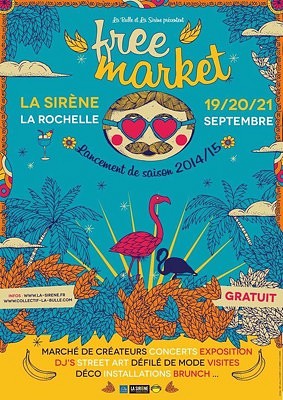 illustration de La rentre de La Sirne  La Rochelle : crateurs, concerts, dj's, expos, brunch... C'est gratuit les 19, 20 et 21 septembre 2014