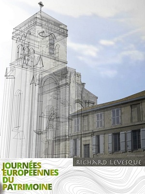illustration de La Rochelle : projection en 3D en ouverture des Journes du patrimoine  la Cathdrale Saint-Louis, vendredi 19 septembre 2014  17h30