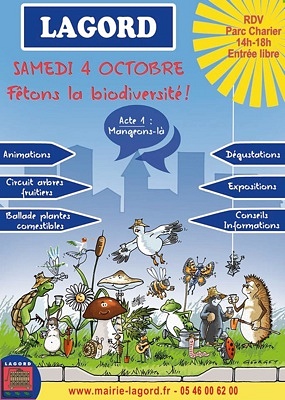illustration de La Rochelle Agglo : Lagord fête la biodiversité et signe la charte Terre saine, samedi 4 octobre 2014