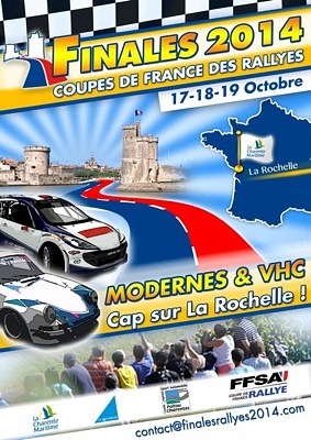 illustration de La Rochelle : 2 finales de Coupe de France des Rallyes, moderne et VHC, RV les 17, 18 et 19 octobre 2014