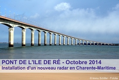 illustration de La Rochelle - le de R : installation d'un nouveau radar et appel  la prudence, jeudi 16 octobre 2014