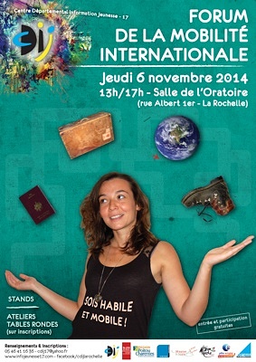 illustration de La Rochelle : forum de la mobilit internationale, jeudi 6 novembre 2014