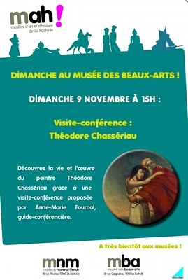 illustration de La Rochelle : un dimanche au muse des Beaux-Arts autour de Thodore Chassriau, le 9 novembre  15h
