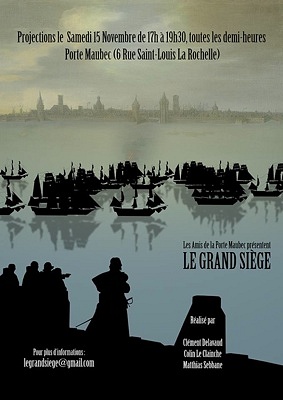 illustration de Projection : le Grand sige de la Rochelle, samedi 15 novembre 2014 de 17h  19h30