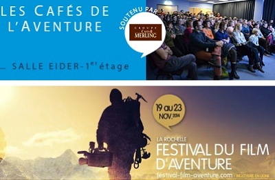 illustration de Les Cafs de l'Aventure du festival du film de La Rochelle 20, 21, 22 et 23 novembre 2014