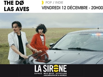illustration de Concerts  La Rochelle : Arthur H  guichet ferm ; dernire date 2014  La Sirne avec The D et Las Aves, vendredi 12 dcembre 2014