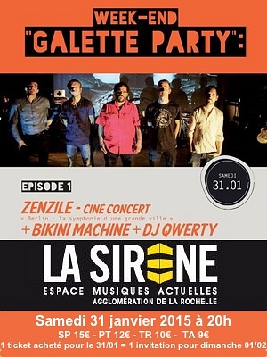 illustration de Cin-concert  La Rochelle : Zenzile revisite 