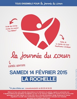 illustration de La Rochelle info sant : journe du coeur au Forum des Pertuis, les Minimes, samedi 14 fvrier 2015