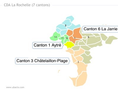 illustration de Agglo de La Rochelle : derniers RV avec les binômes des cantons d'Aytré, Châtelaillon et La Jarrie avant le 1er tour des élections départementales