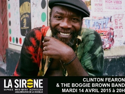 illustration de Reggae  La Rochelle : Clinton Fearon & The Boogie Brown Band  La Sirne, mardi 14 avril 2015