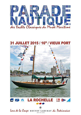 illustration de Vieux port de La Rochelle : parade des yachts classiques du YCC et du Muse maritime, vendredi 31 juillet  partir de 16h