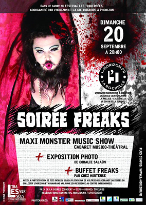illustration de Soire freaks  La Rochelle avec le Maxi Monster Music Show en clture du festival Les Traverse, dimanche 20 septembre 2015