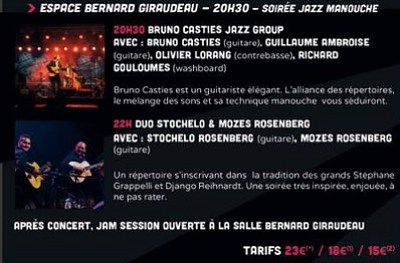 illustration de Soire jazz manouche  La Rochelle  l'affiche du festival Jeldt, mercredi 7 octobre 2015