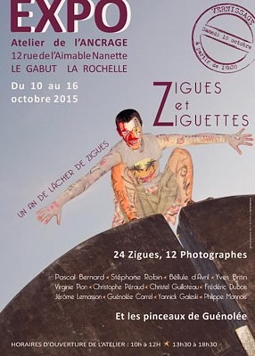 illustration de Exposition  La Rochelle : Zigues et Ziguettes, autour des peintures sur visages et corps de Gunole Carrel du 10 au 16 octobre 2015