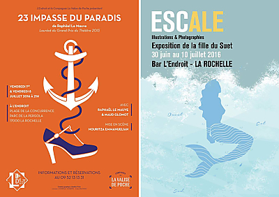 illustration de Théâtre à ciel ouvert à La Rochelle : 23 impasse du Paradis à l'Endroit les vendredis 1er et 8 juillet 2016