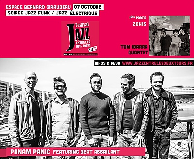 illustration de Jazz Festival à La Rochelle : Panam Panic invite Beat Assaillant ; Tom Ibarra en 1ère partie, vendredi 7 octobre 2016
