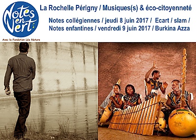 illustration de La Rochelle - Prigny : les Notes Collgiennes et Notes Enfantines du festival Notes en Vert, 8 et 9 juin 2017