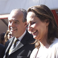 Photo  de  photo : ubacto - Francofolies 2009, Frdric Mitterrand ; Sgolne Royal