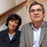 Photo  de  photo : ubacto - Odile et Philippe Legrand, librairie Calligrammes, 2009