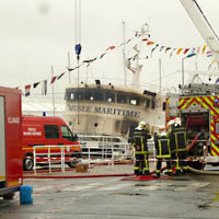 Photo  de  photo DR Muse Maritime de La Rochelle - Incendie de l'Angoumois 12-13 juillet 2012