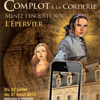 Photo  de  Patrice Pellerin : BD et jeu smartphone Corderie Royale Rochefort 2012