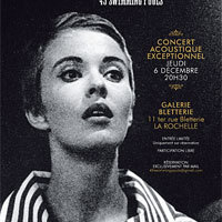 Photo  de  Affiche concert The Apartments - 49 Swimming Pool 06-12-2012 La Rochelle