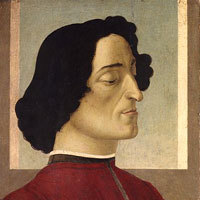 Photo  de  Sandro Botticelli : portrait de Giuliano de Medici - Julien de Mdicis