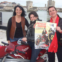 Photo  de  DR - 2013 : journe de la femme  moto La Rochelle