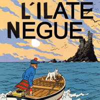 Photo  de  Projet de couverture : Tintin, L'le Noire en Saintongeais