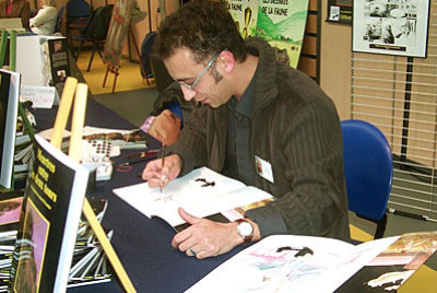 Photo Ddicaces de ubacto - Salon du livre de La Rochelle 2004