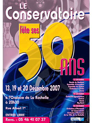 Photo : Conservatoire La Rochelle 13, 18 et 19/12/07 ( cliquez pour revenir  la page prcdente )