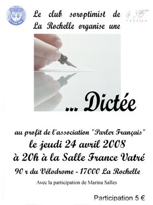 Photo : Dicte Soroptimist La Rochelle 24/04 ( cliquez pour revenir  la page prcdente )