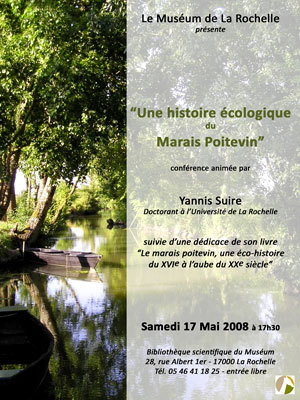 Photo : �cologie : conf�rence au Mus�um de La Rochelle 17/05