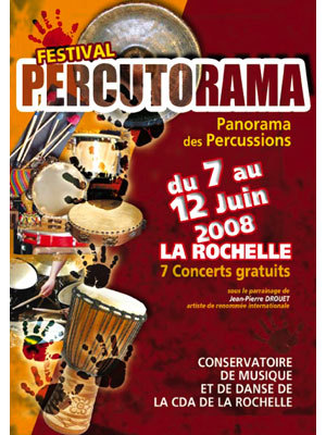 Photo : Percutorama : festival de percussions, La Rochelle 7-12 juin 2008