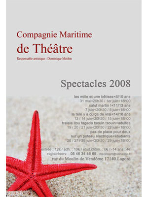 Photo : Spectacles d'ateliers C.M.T  La Rochelle juin 2008