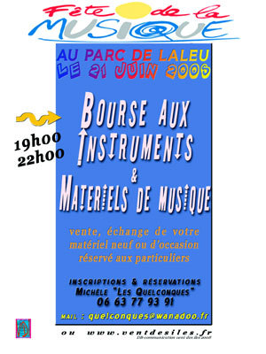 Photo : Musique : bourse aux instruments  La Rochelle, 21 juin 08