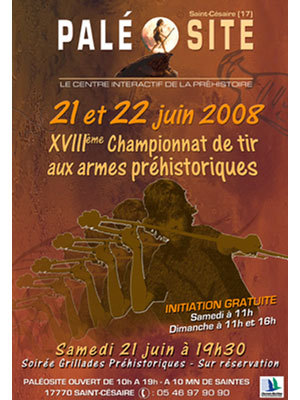 Photo : Championnat de tir aux armes prhistoriques  Saint-Csaire sam.21 et dim.22/06