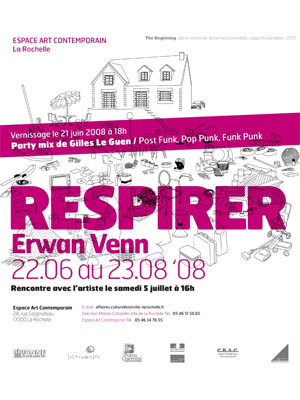 Photo : Respirer : expo d'Erwan Venn  La Rochelle du 22/06 au 23/08/08