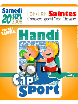 Photo : 2e dition Cap'Sport - Handisports  Saintes le 20/09/2008