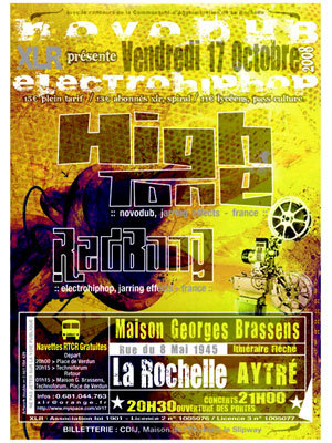 Photo : Aytr - La Rochelle : High Tone et Redbong en concert vendredi 17 octobre 2008
