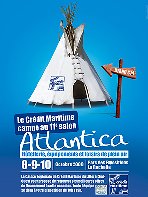 Photo : Le Crdit Maritime L.S.O au salon Atlantica - La Rochelle du 8 au 10 octobre