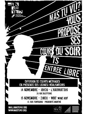 Photo : Cin : Courts du soir  La Rochelle vend. 14 et sam. 15/11/08