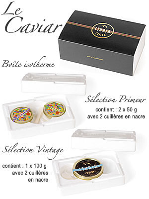 Photo : Caviar Sturia : offres spciales Sweet & Savoury