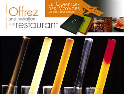 Photo : Une invitation au restaurant Le Comptoir des Voyages  La Rochelle
