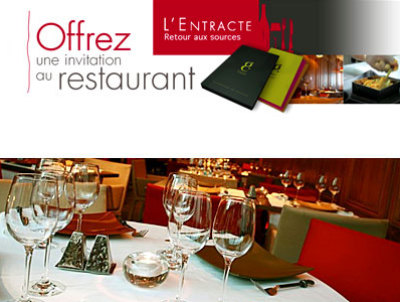 Photo : Une invitation au restaurant L'Entracte  La Rochelle