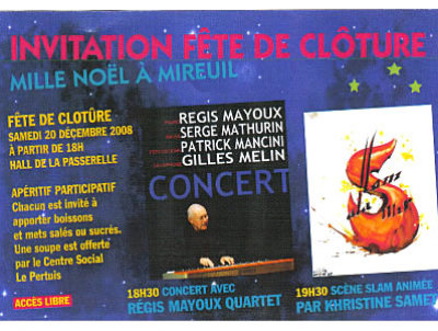 Photo : Apro, concert et slam  La Rochelle samedi 20 dcembre