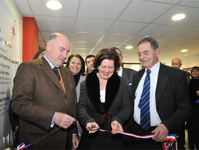 Photo : Inauguration du site de La Rochelle vendredi 9 janvier 09